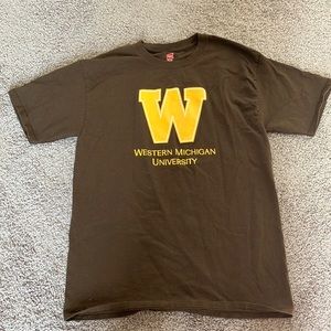 Western Michigan University tee shirt